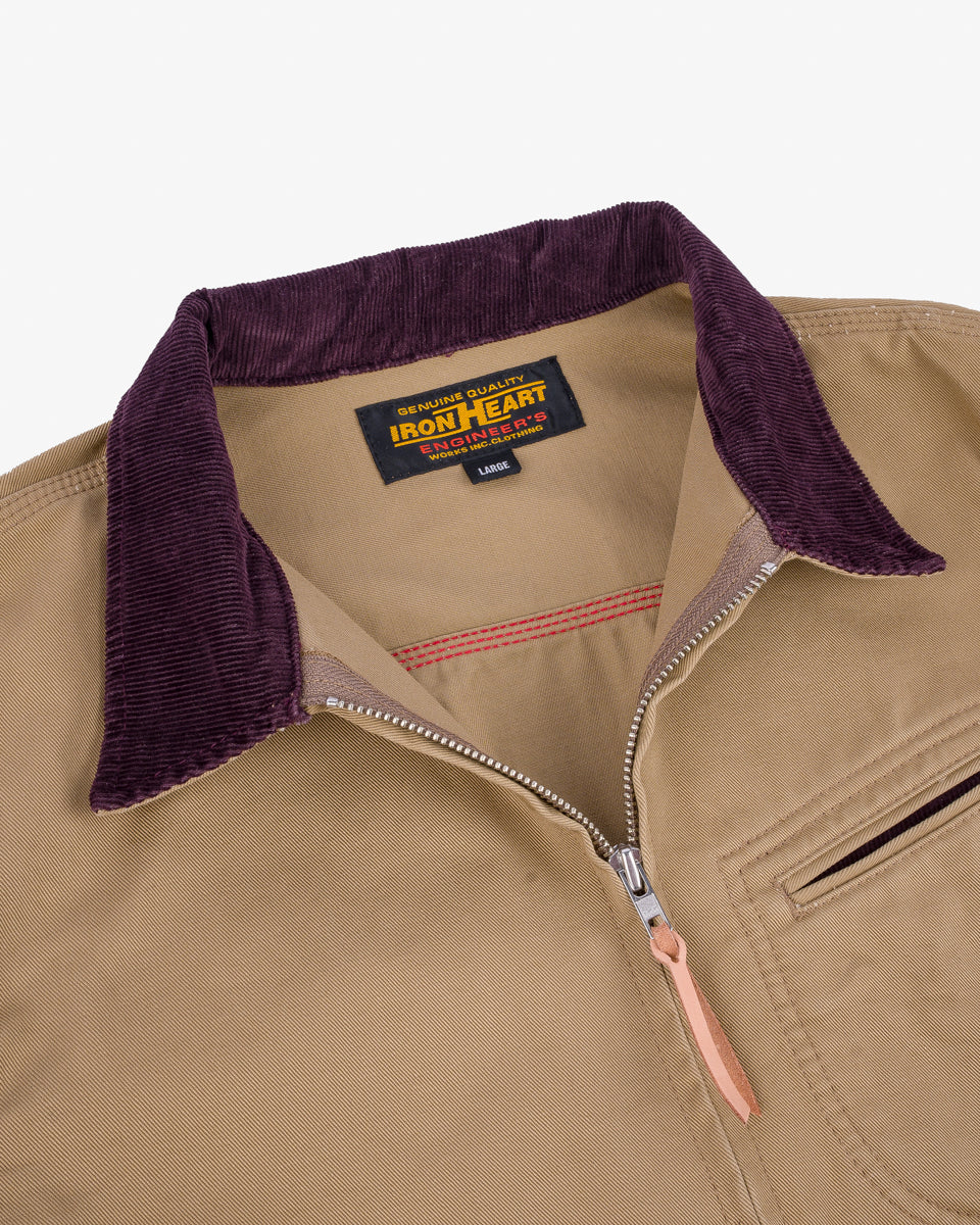 IHJ-144 12oz Kurashikizome Twill Work Jacket - BEIGE