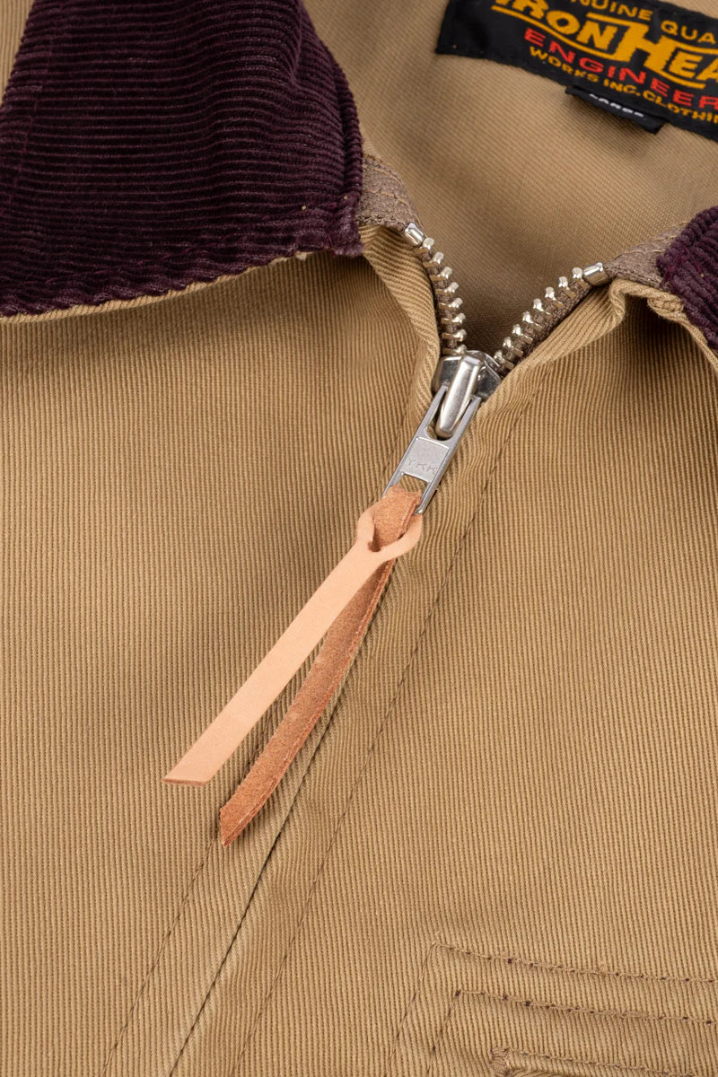 IHJ-144 12oz Kurashikizome Twill Work Jacket - BEIGE