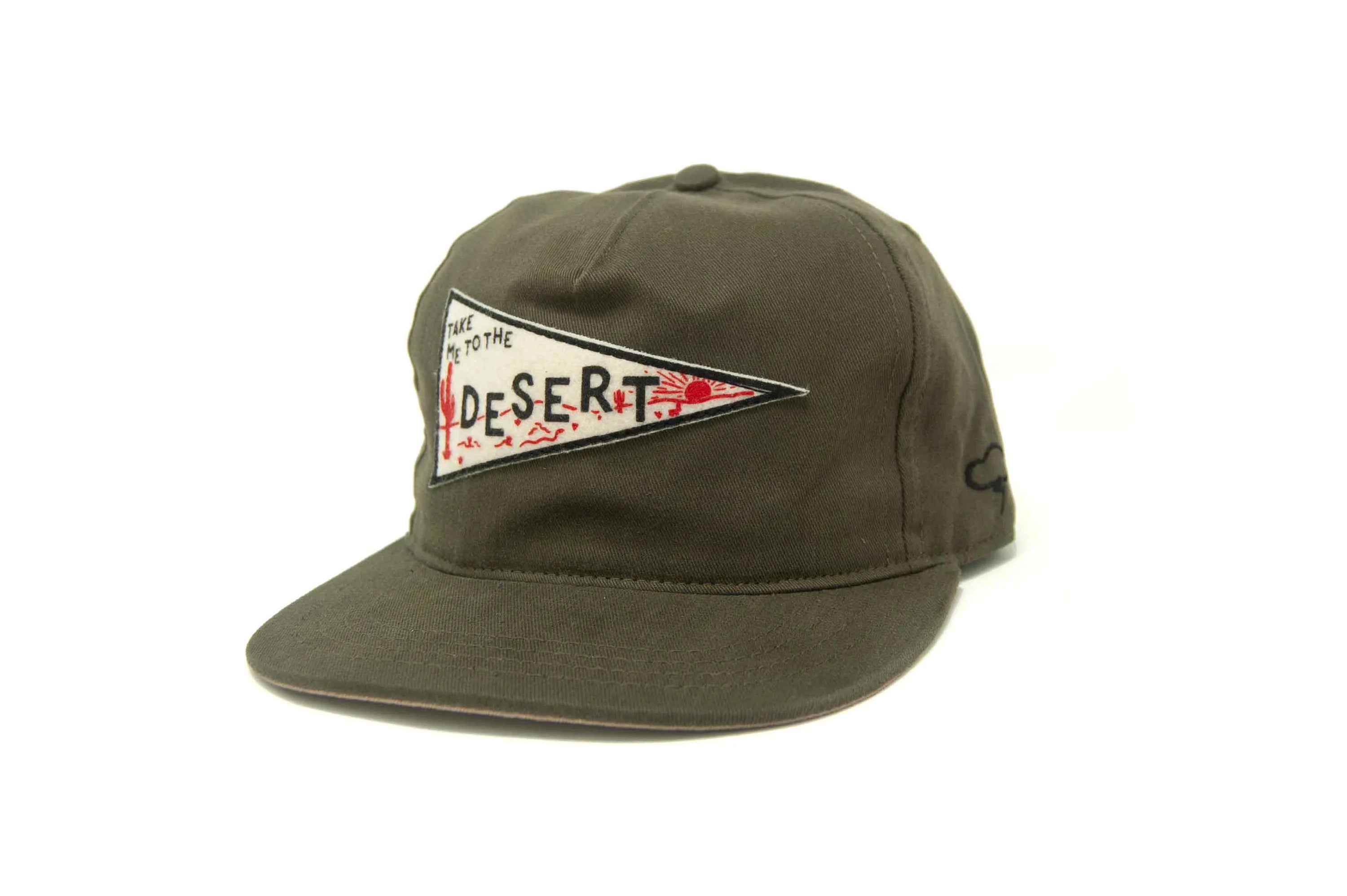 DESERT Pennant Strapback - OLIVE