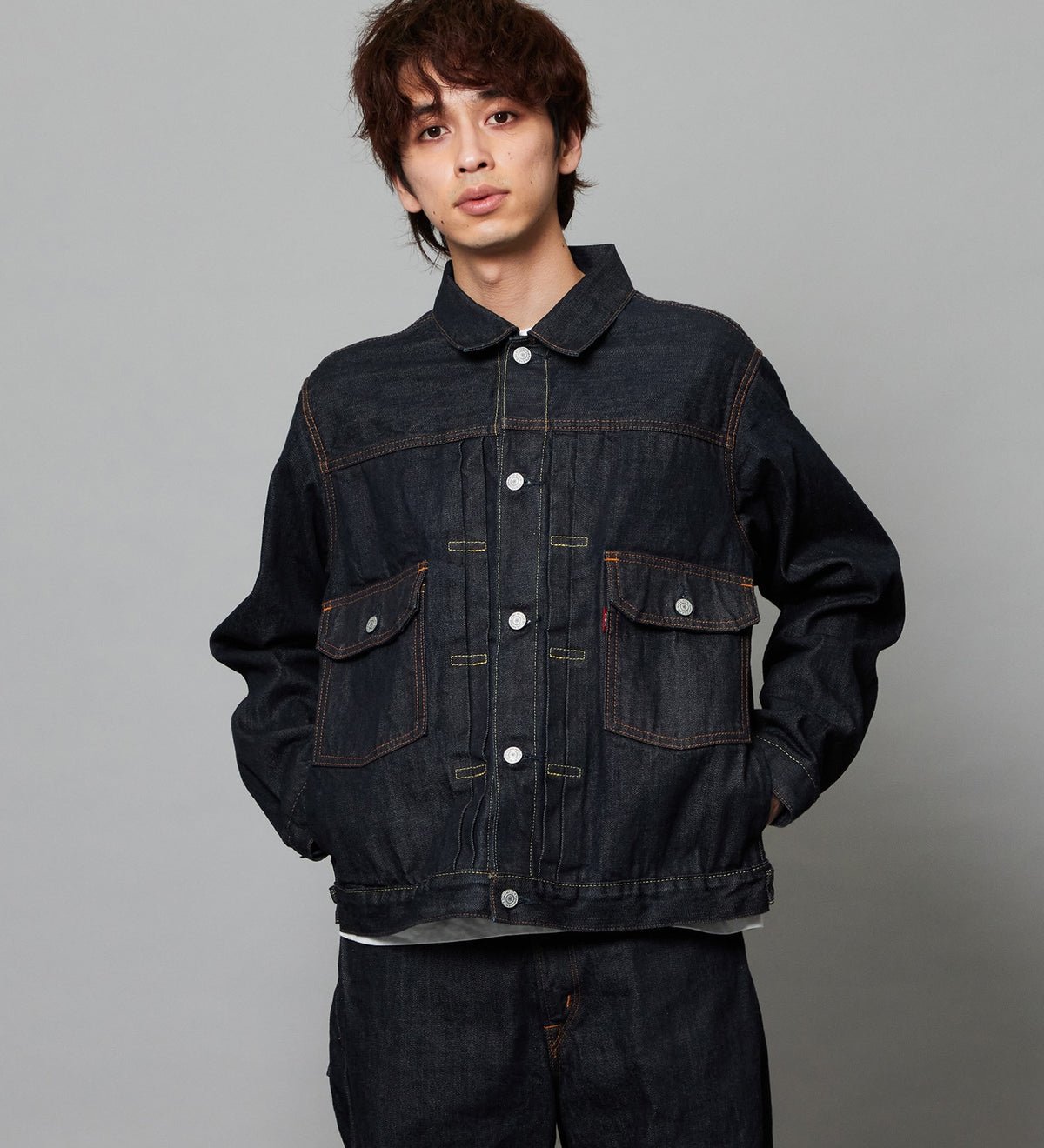 E55550-300 505ZX DENIM JACKET (G-JEAN) - INDIGO