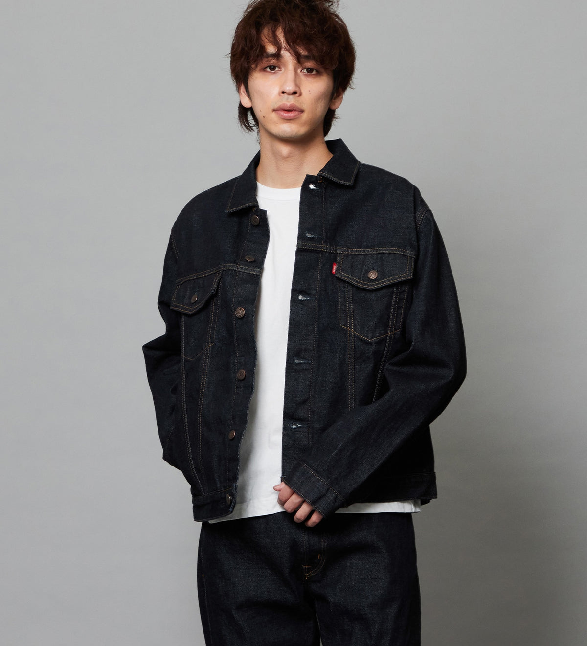 E55560-300 505ZXX DENIM JACKET, SELVEDGE - INDIGO