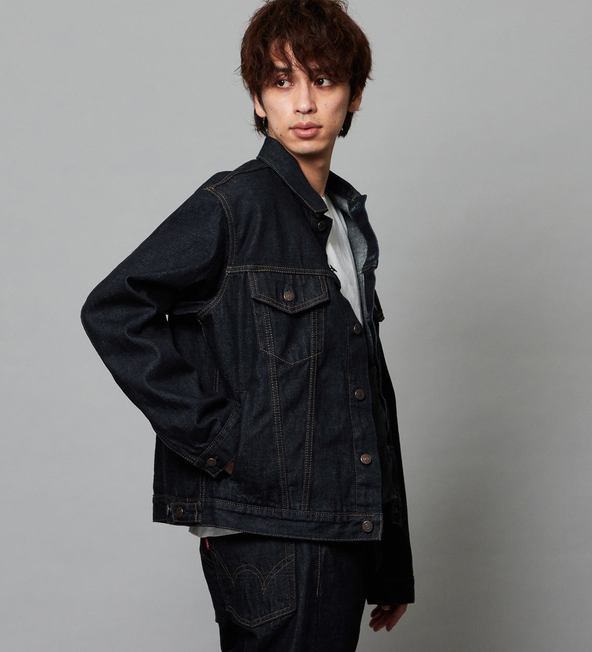 E55560-300 505ZXX DENIM JACKET, SELVEDGE - INDIGO