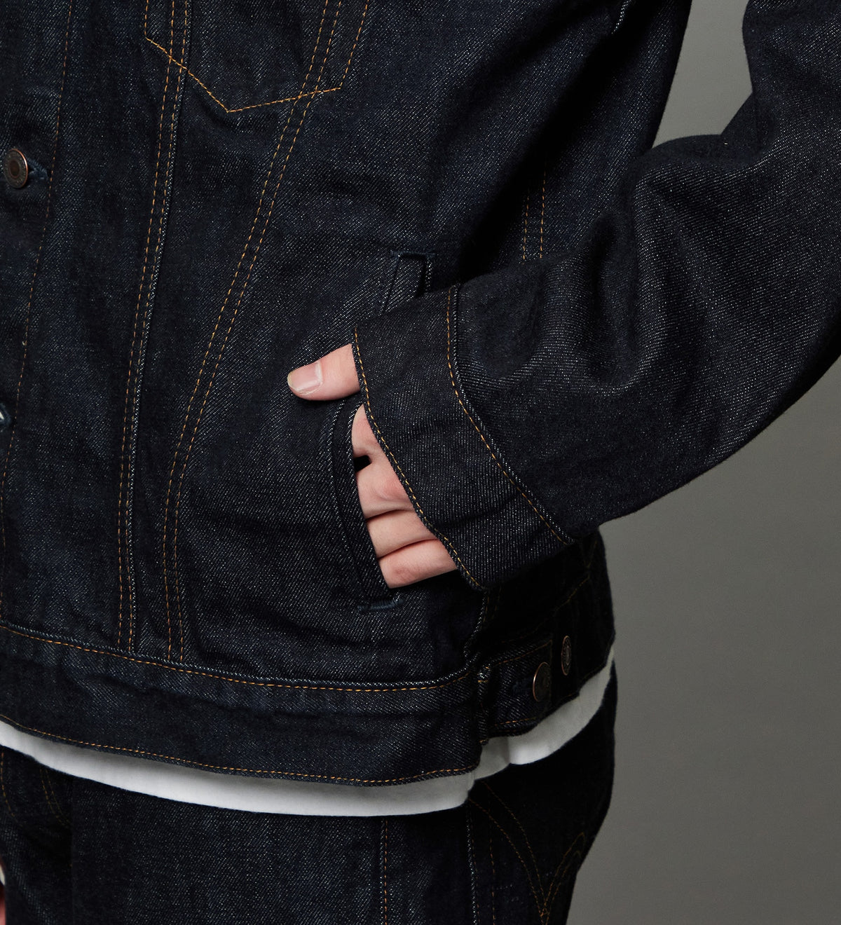 E55560-300 505ZXX DENIM JACKET, SELVEDGE - INDIGO