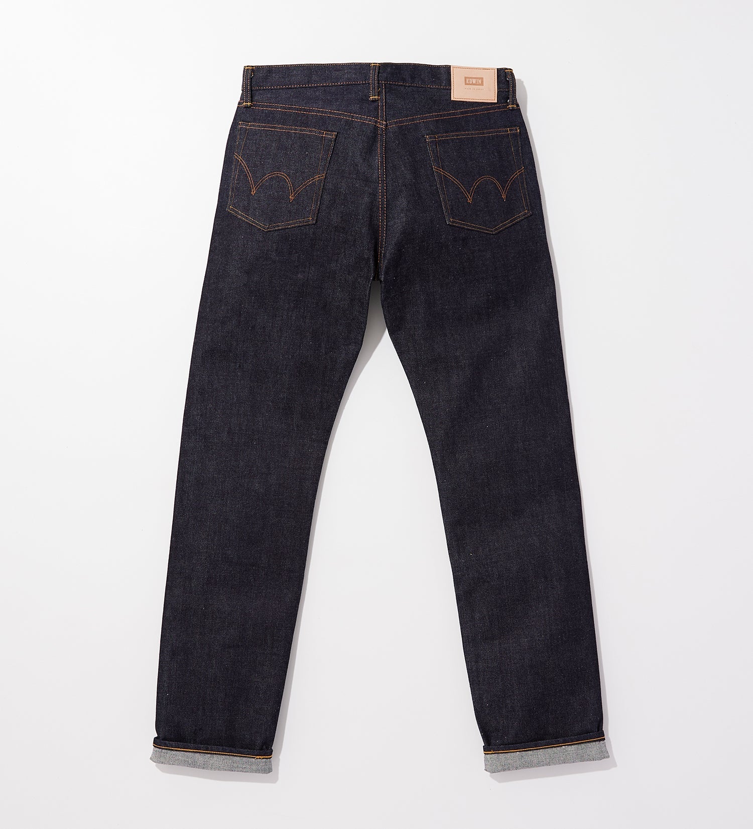 EDS03 389 32 REGULAR STRAIGHT KIBATA (UNWASHED) - INDIGO