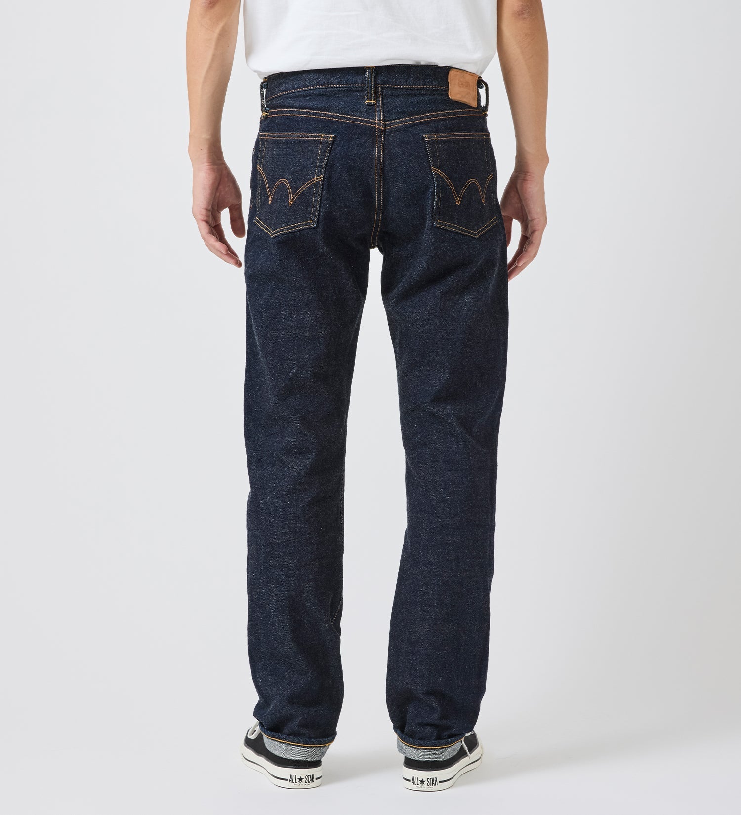 EDS03 389 32 REGULAR STRAIGHT KIBATA (UNWASHED) - INDIGO