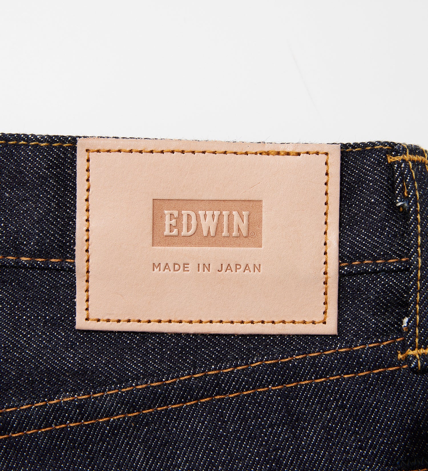 EDS03 389 32 REGULAR STRAIGHT KIBATA (UNWASHED) - INDIGO