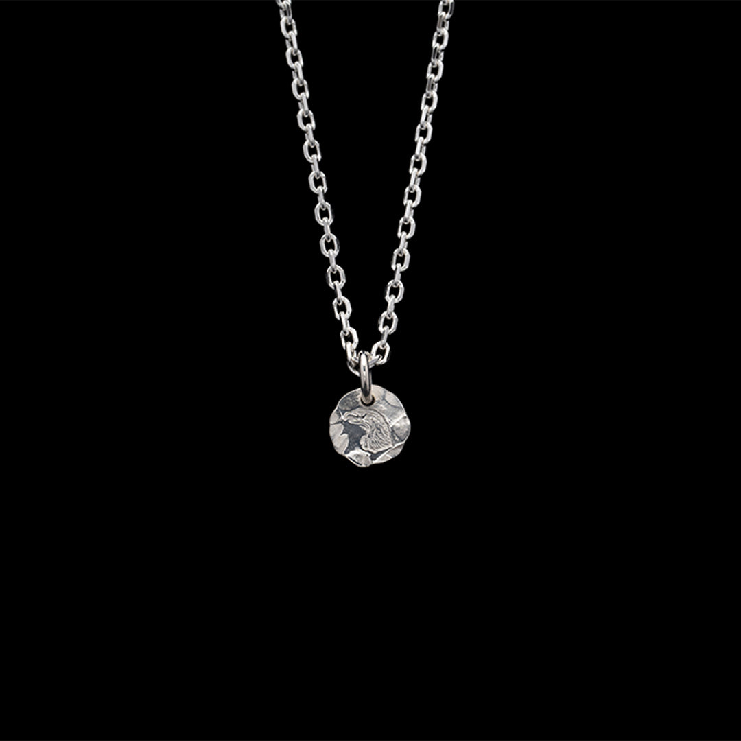 EFNL-0019 EAGLE HEAD STAMPED PENDANT