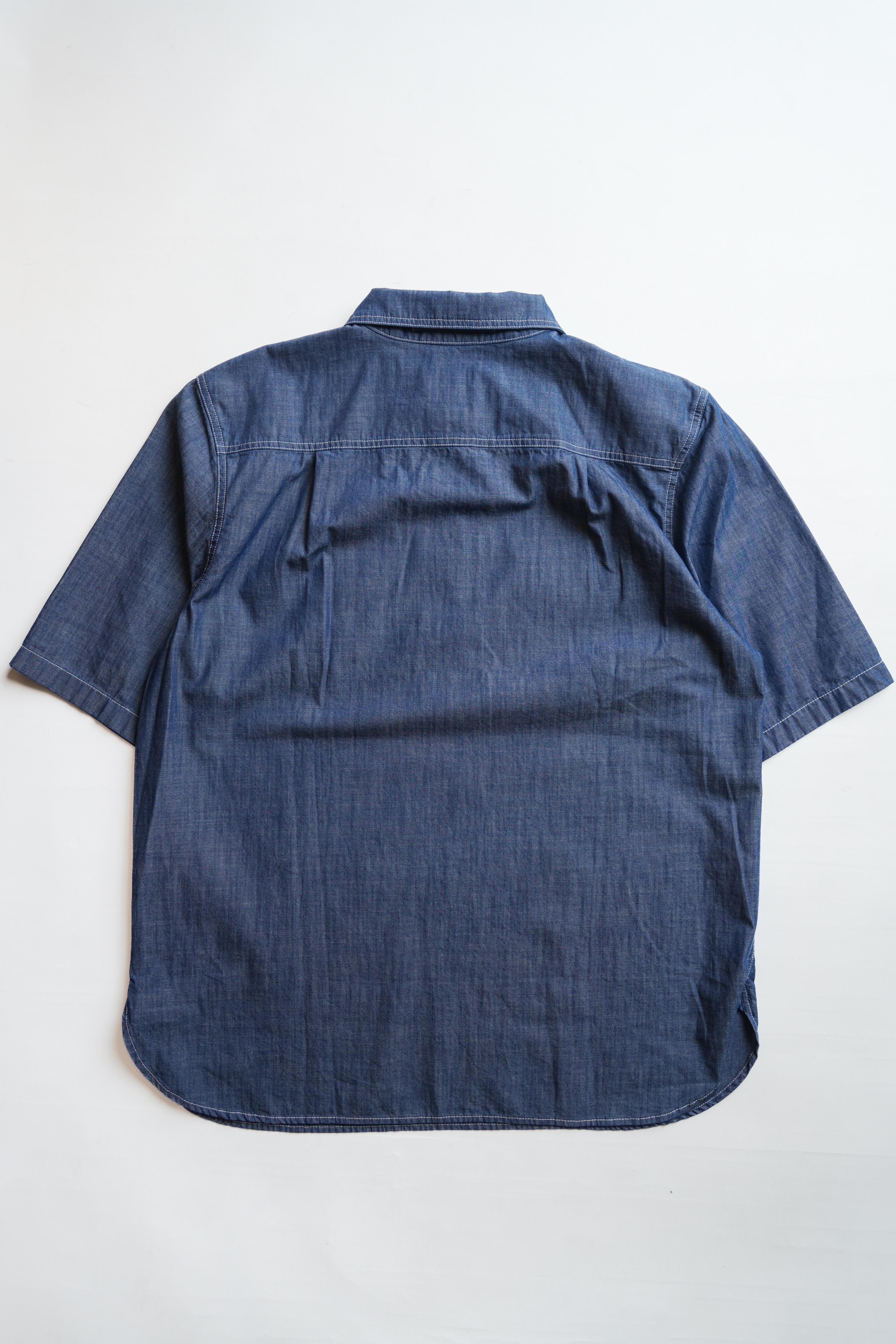 Spinnaker shirt R.R.WORKWEAR x E.G. Chambray - Rinse Indigo