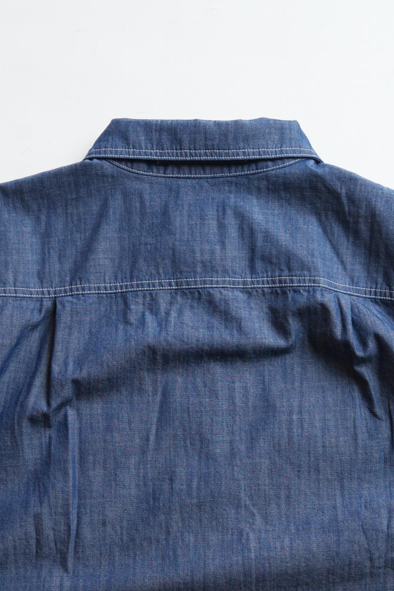 Spinnaker shirt R.R.WORKWEAR x E.G. Chambray - Rinse Indigo