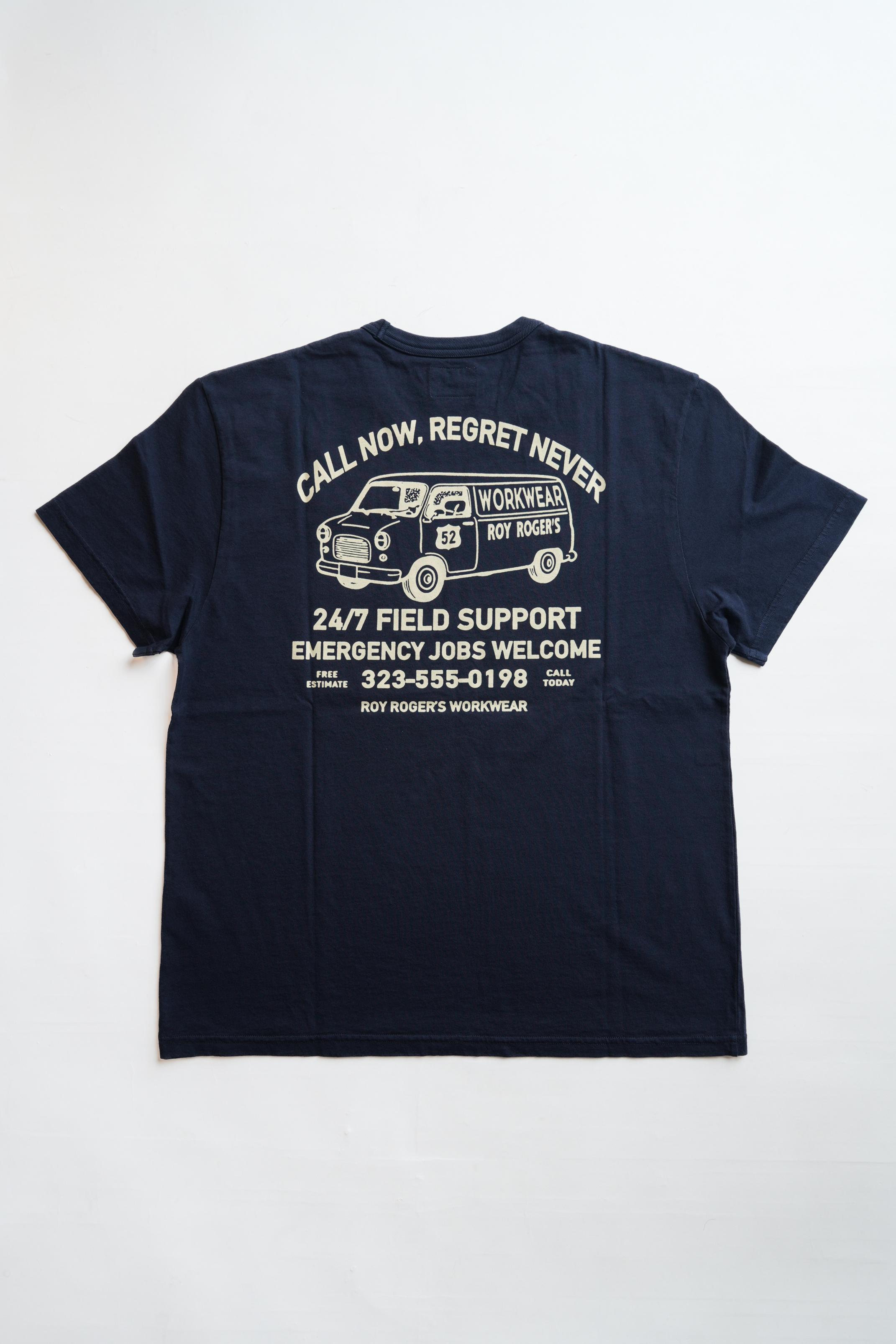 T-Shirt Jersey Call now - Dyed Blue Navy