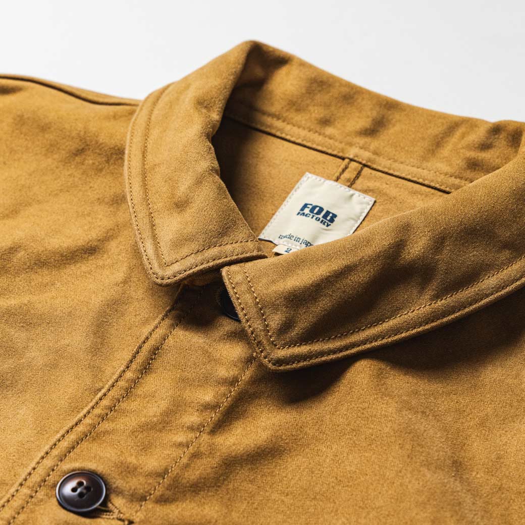 F2373 FRENCH MOLESKIN JKT - KHAKI