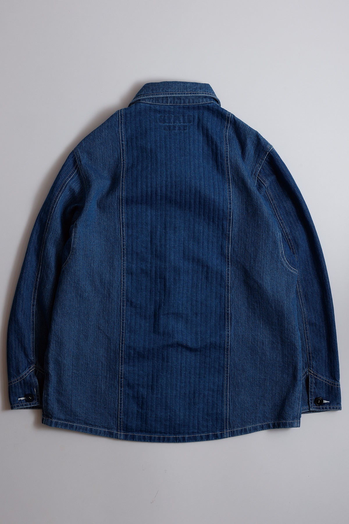 PATCHWORK COVERALL JACKET 3YR WASH (FA26) - INDIGO