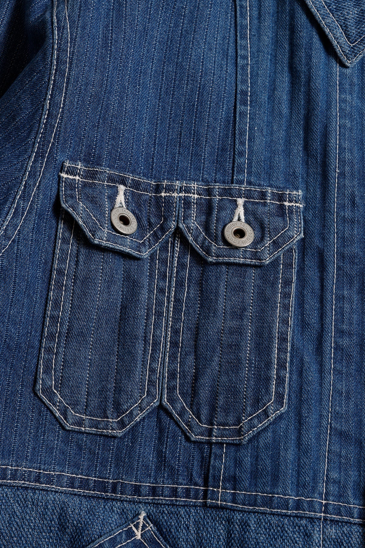 PATCHWORK COVERALL JACKET 3YR WASH (FA26) - INDIGO