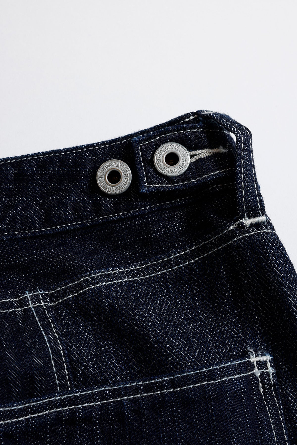 PATCHWORK DOUBLE KNEE PANTS RINSE (FA26) - INDIGO