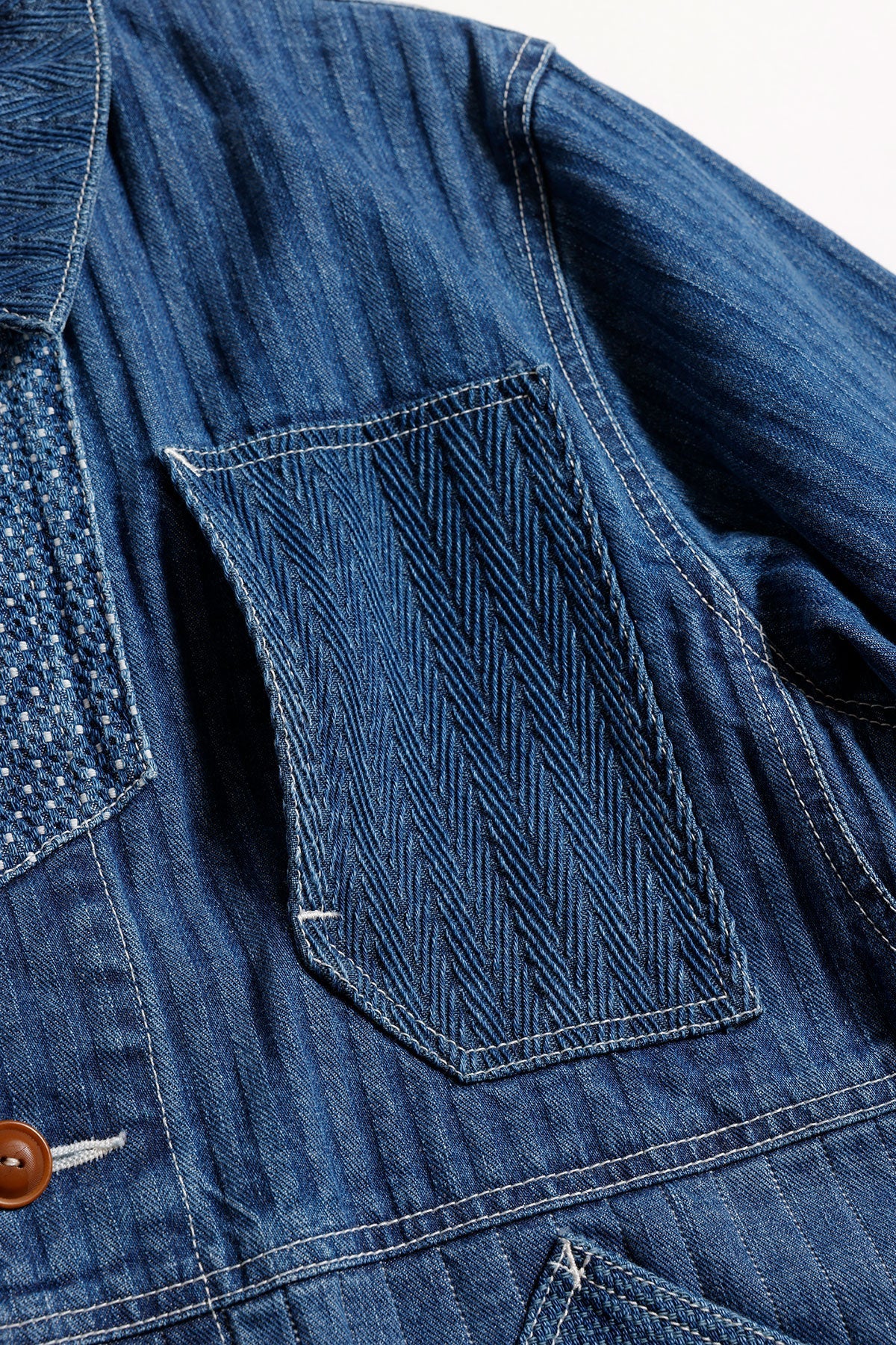 COVERALL JACKET 3YR WASH (FA25) - INDIGO