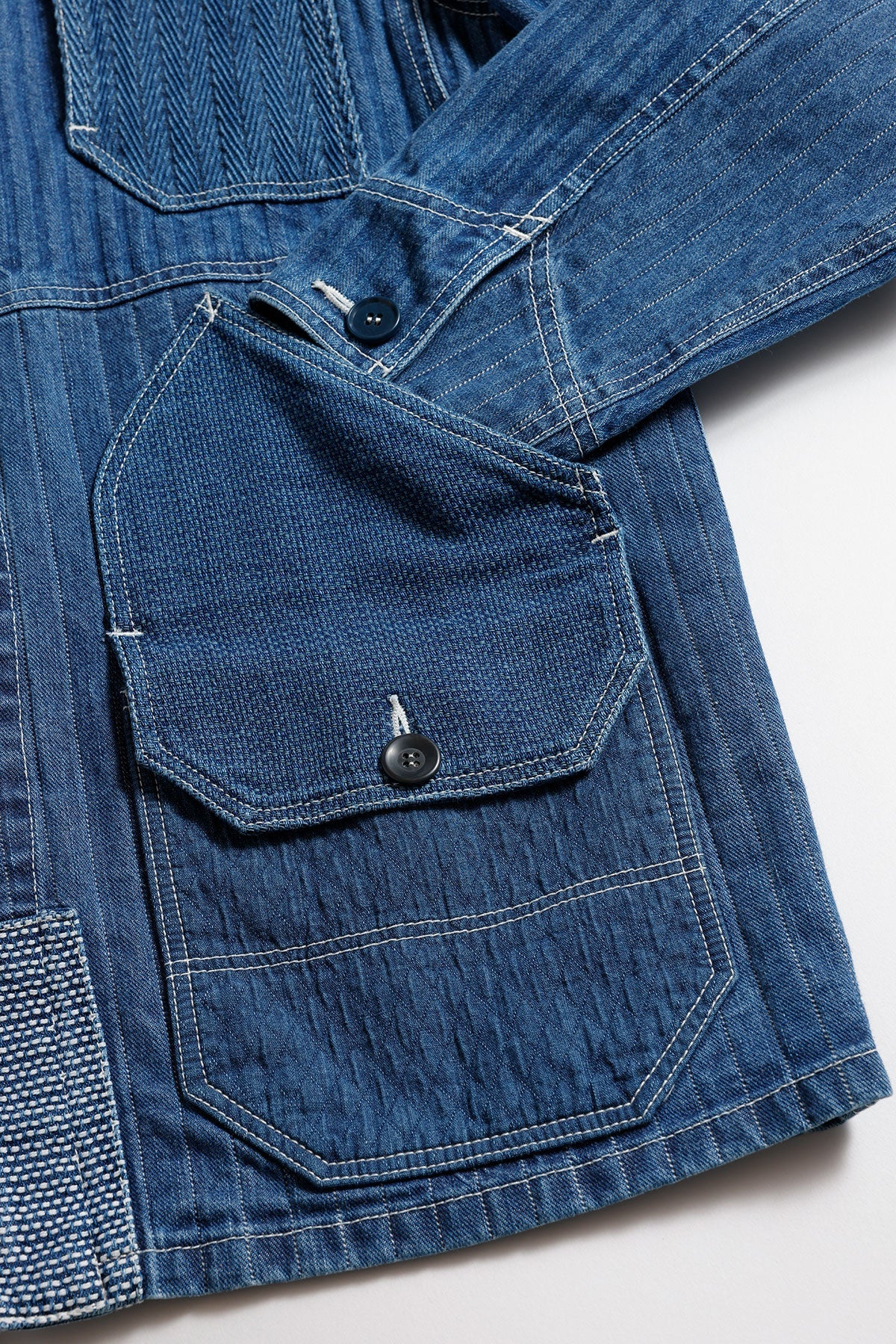 COVERALL JACKET 3YR WASH (FA25) - INDIGO