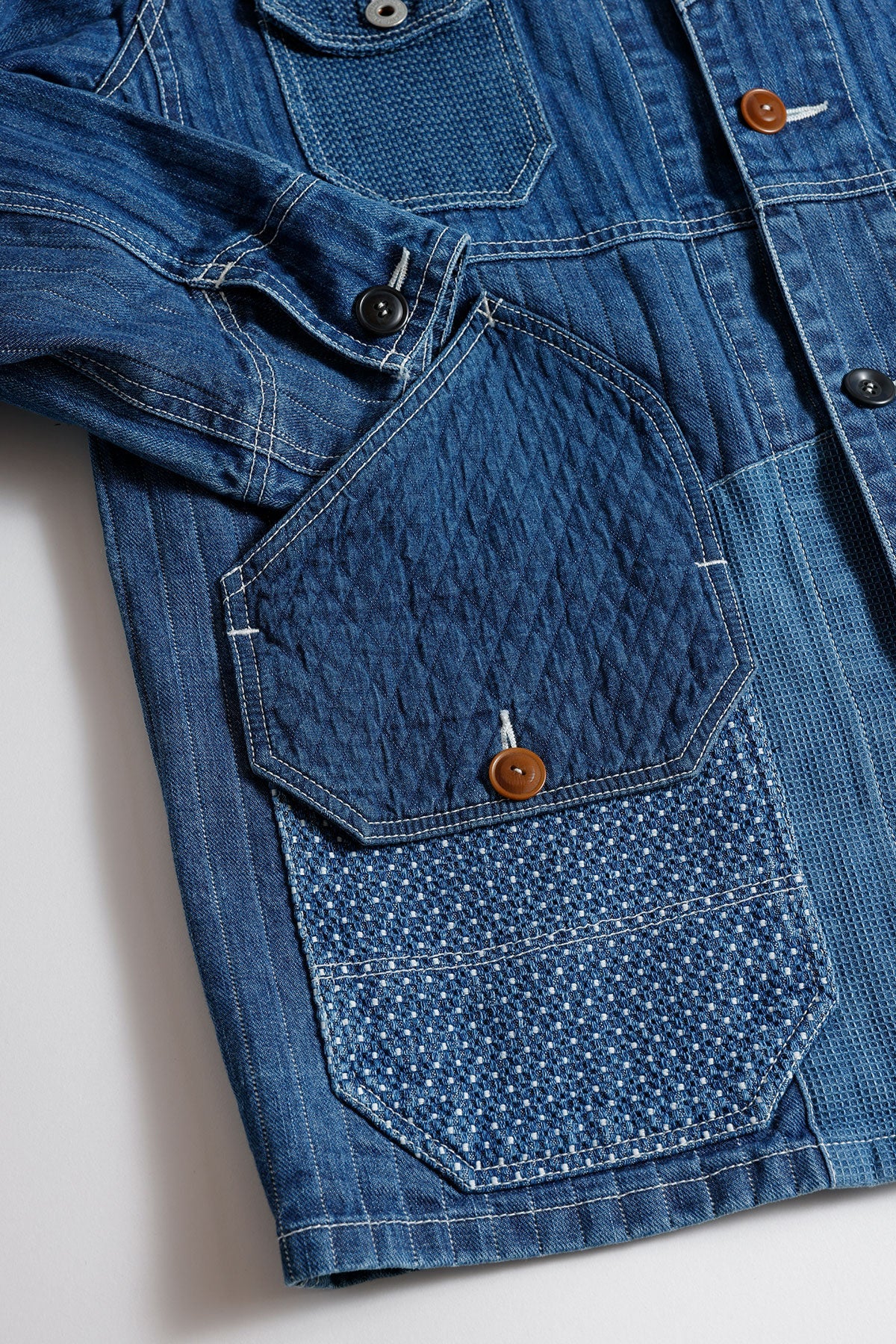 COVERALL JACKET 3YR WASH (FA25) - INDIGO