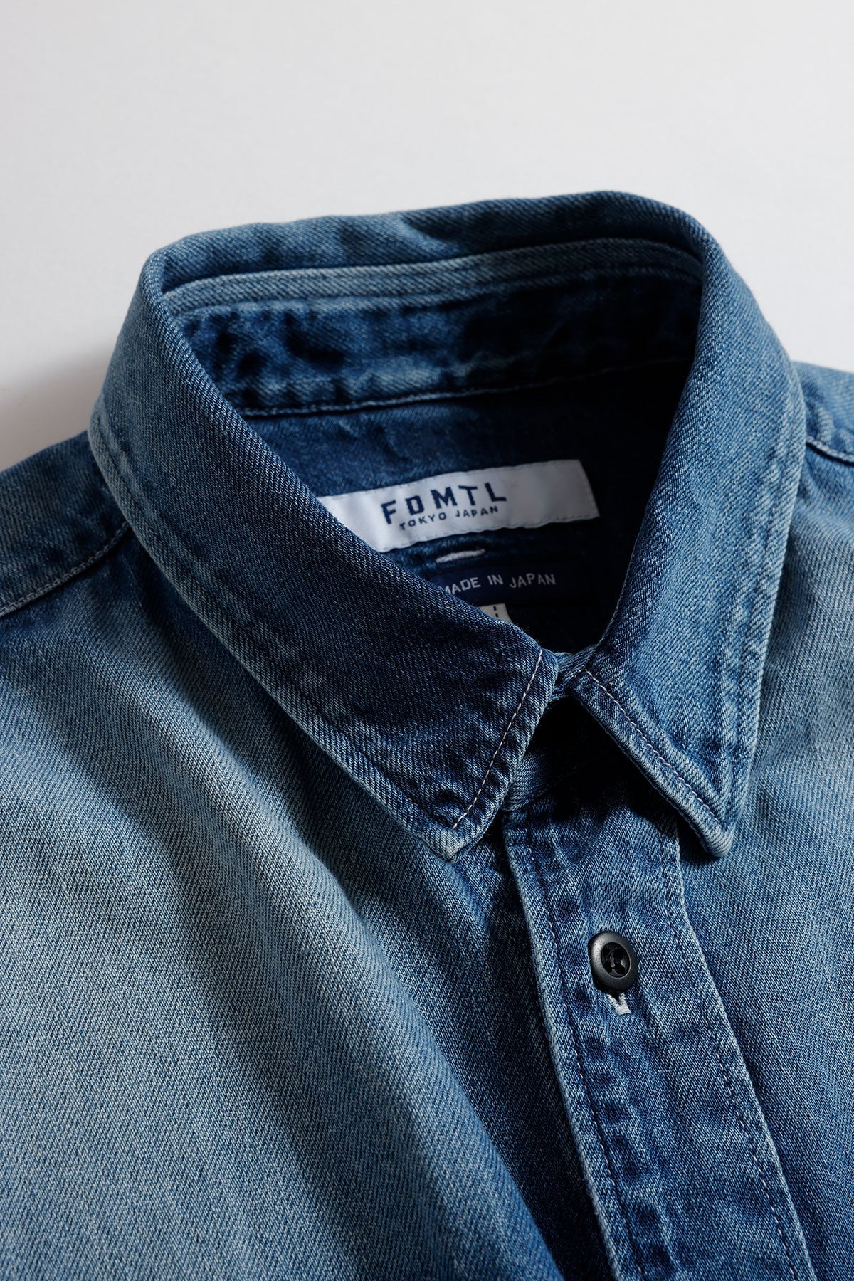 DENIM SASHIKO SHIRT 3YR WASH (FA25) - INDIGO