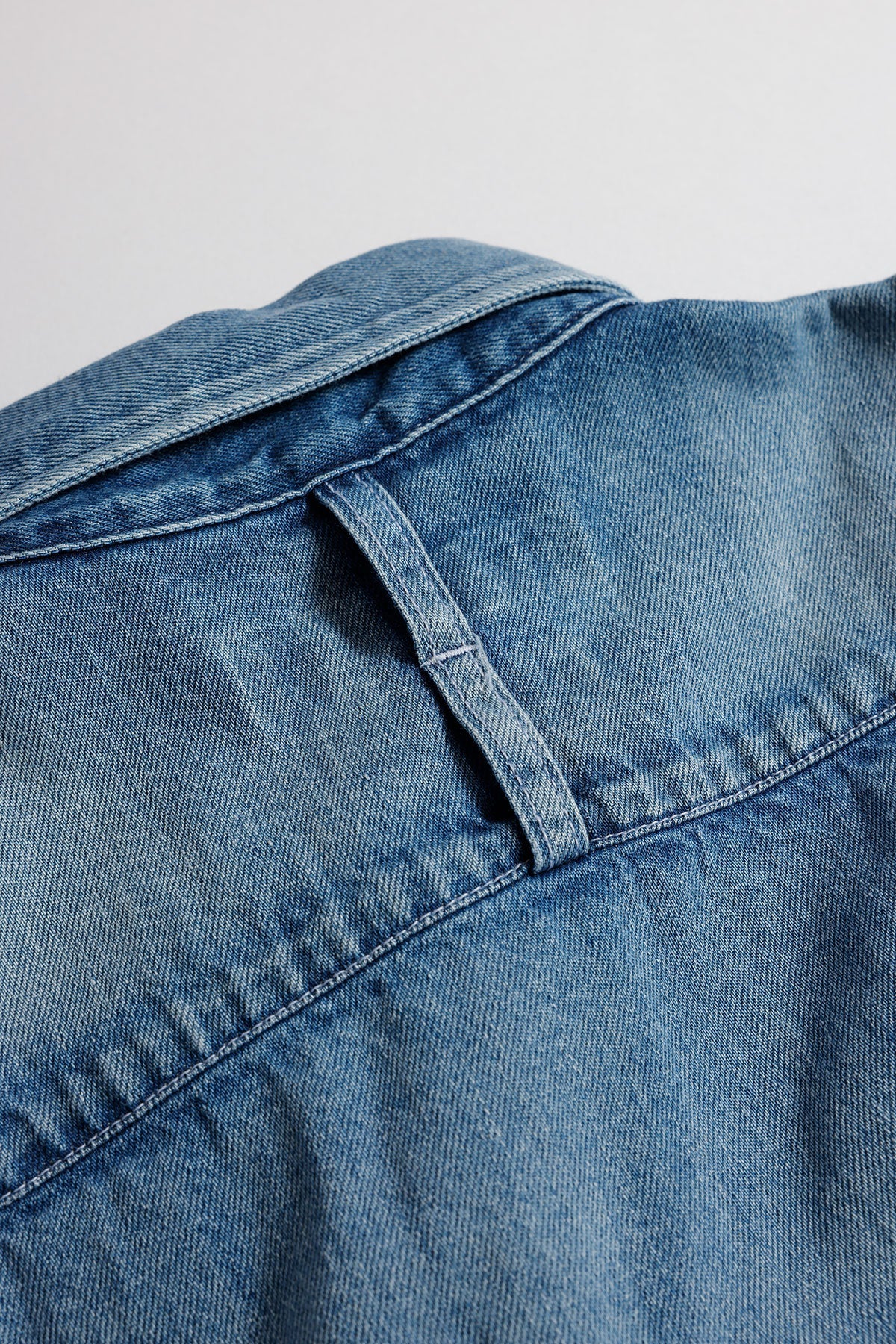 DENIM SASHIKO SHIRT 3YR WASH (FA25) - INDIGO