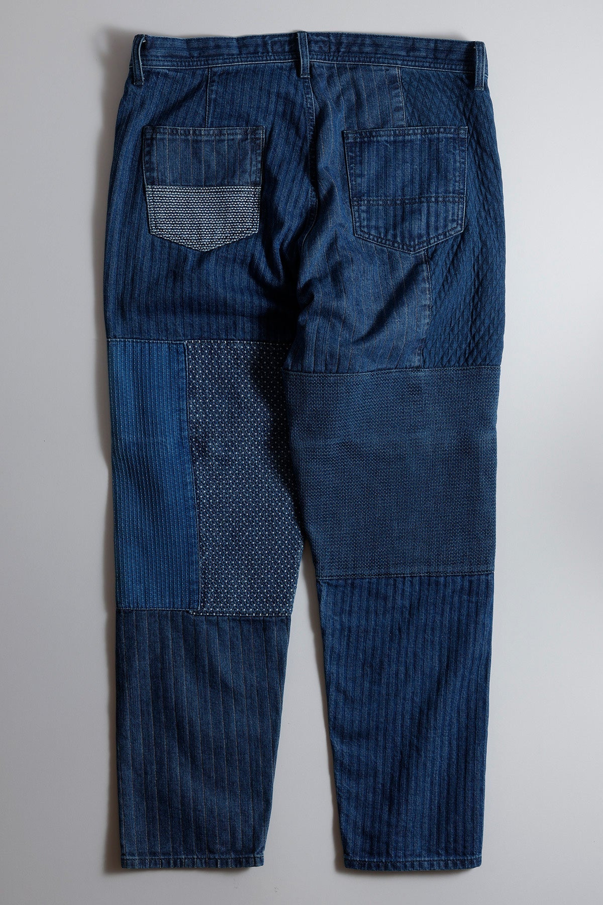 PATCHWORK PANTS 3YR WASH (FA25) - INDIGO