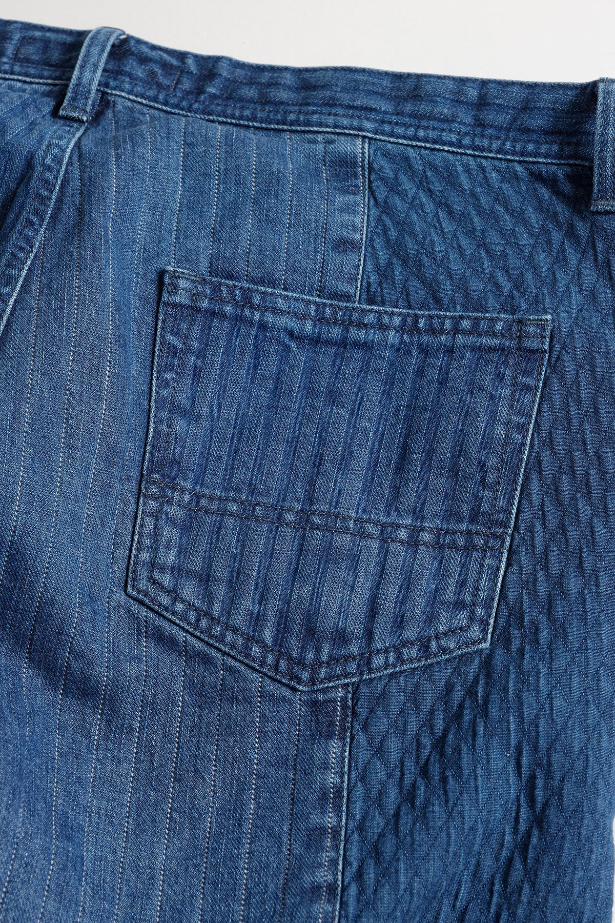 PATCHWORK PANTS 3YR WASH (FA25) - INDIGO