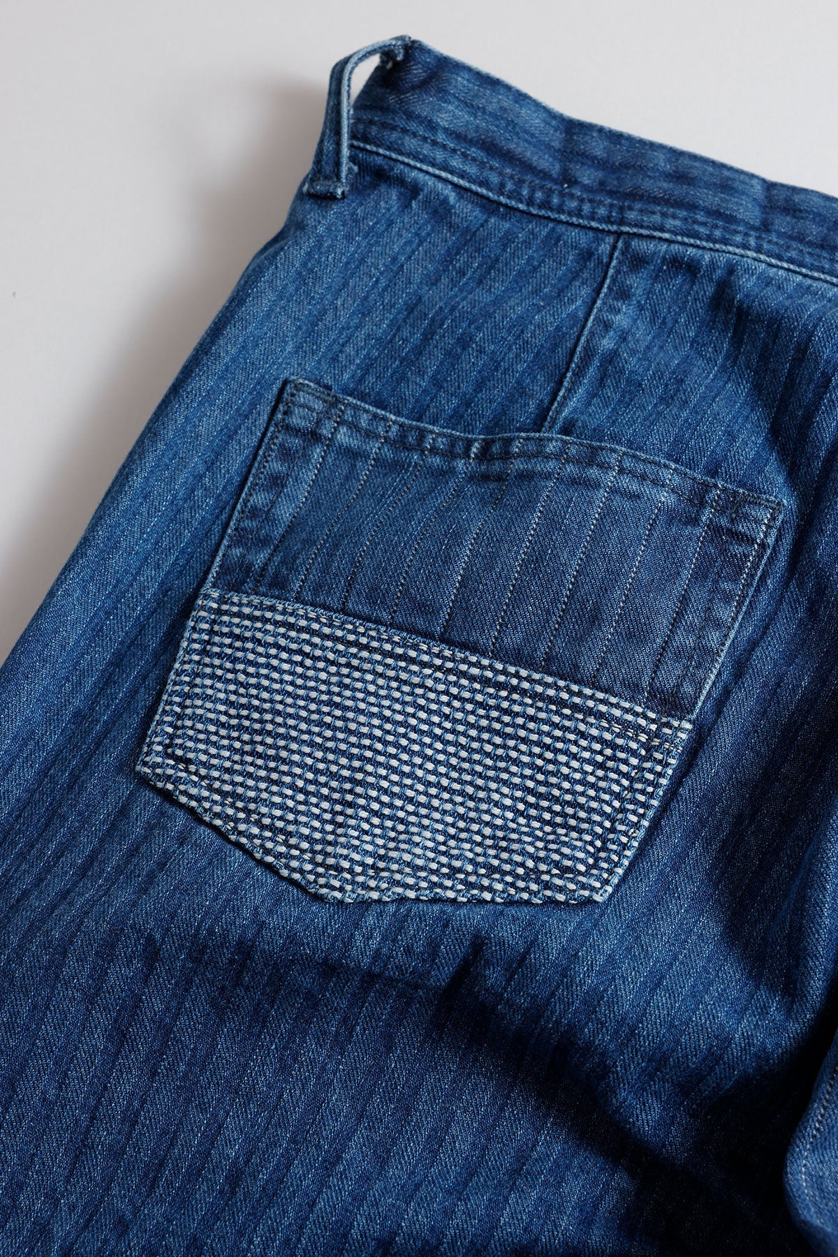 PATCHWORK PANTS 3YR WASH (FA25) - INDIGO