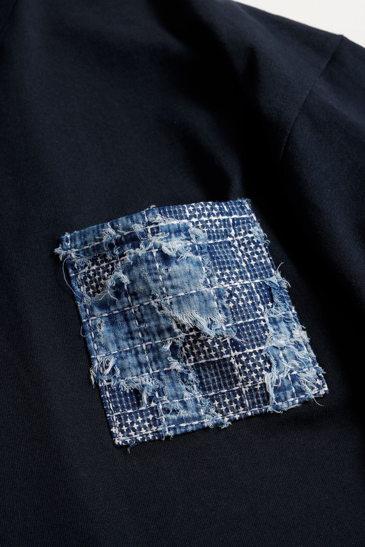 BORO POCKET TEE (FA25) - NAVY