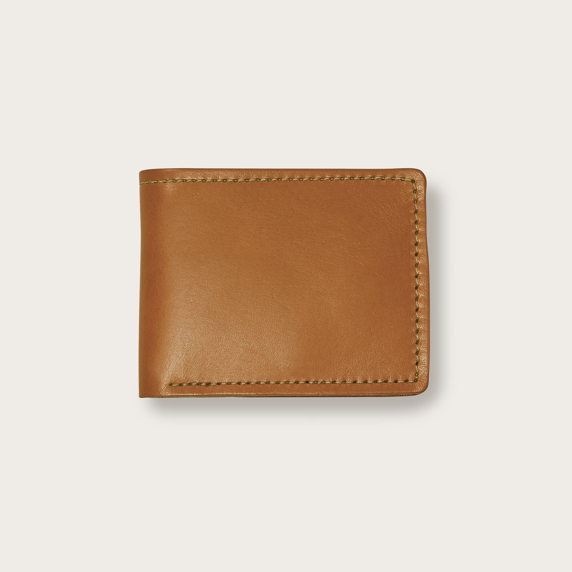 BRIDLE LEATHER BI-FOLD WALLET - TAN