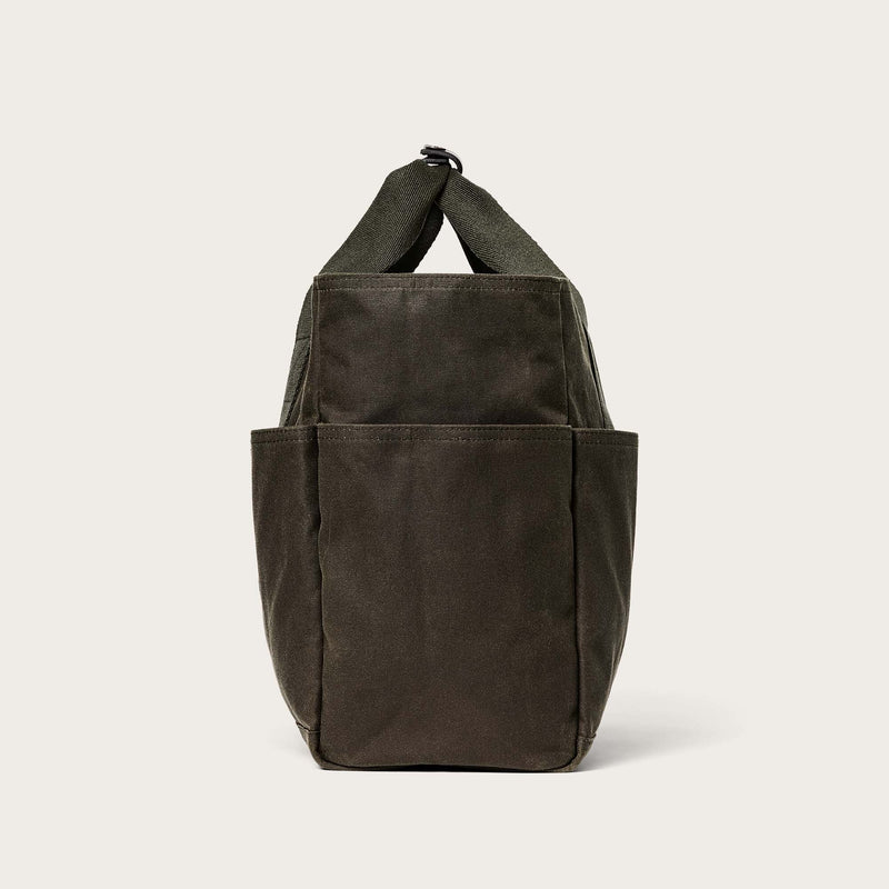 TIN CLOTH OPEN SUPPLY TOTE - OTTER GREEN