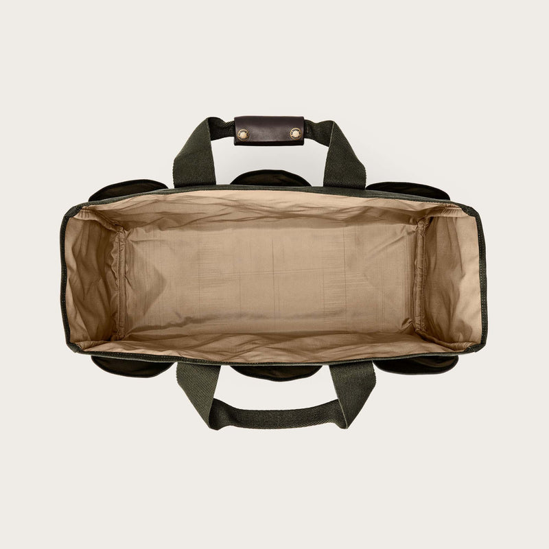 TIN CLOTH OPEN SUPPLY TOTE - OTTER GREEN