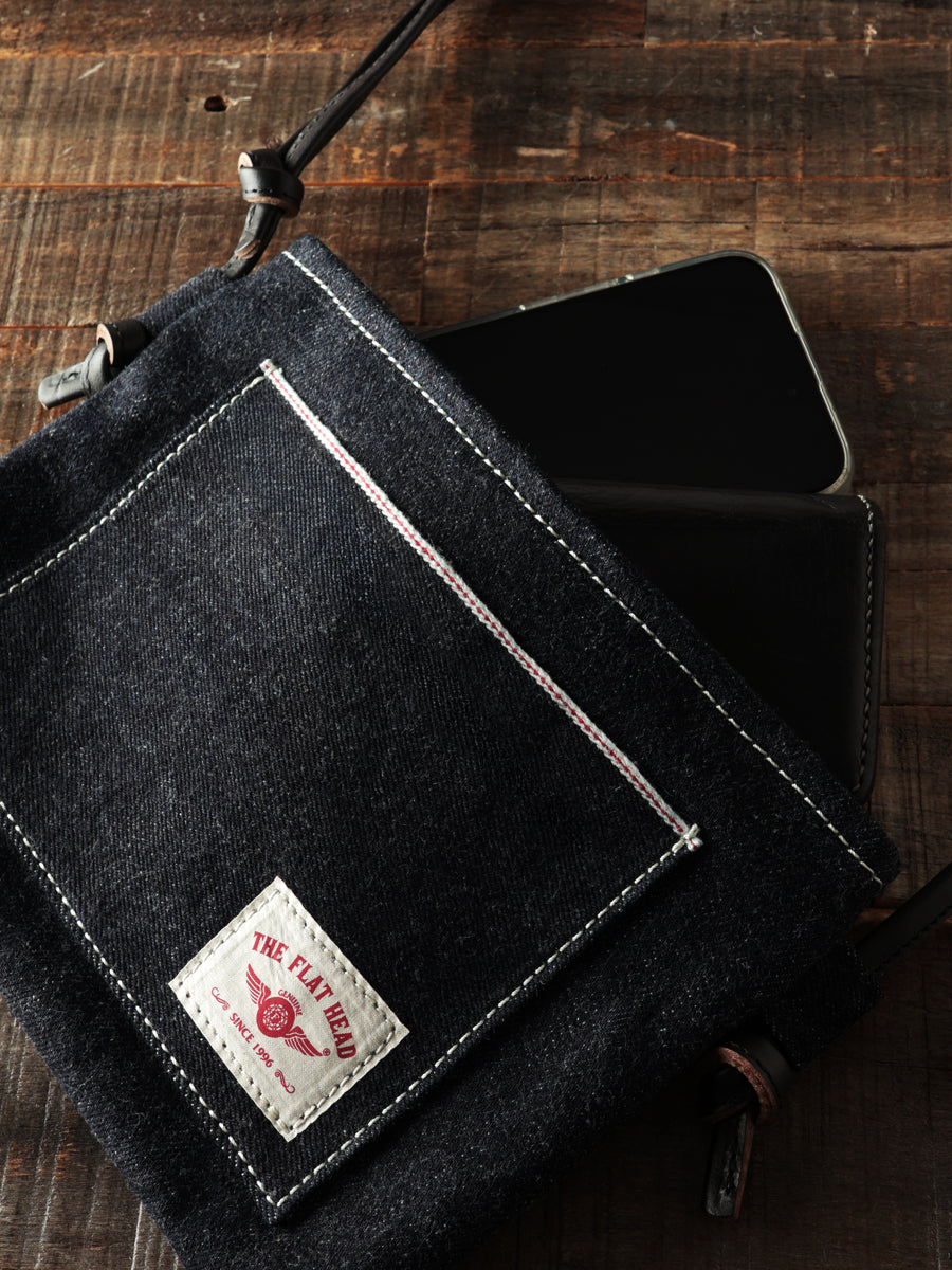FN-BT-006 BAG - 18oz DENIM SACOCHE - INDIGO