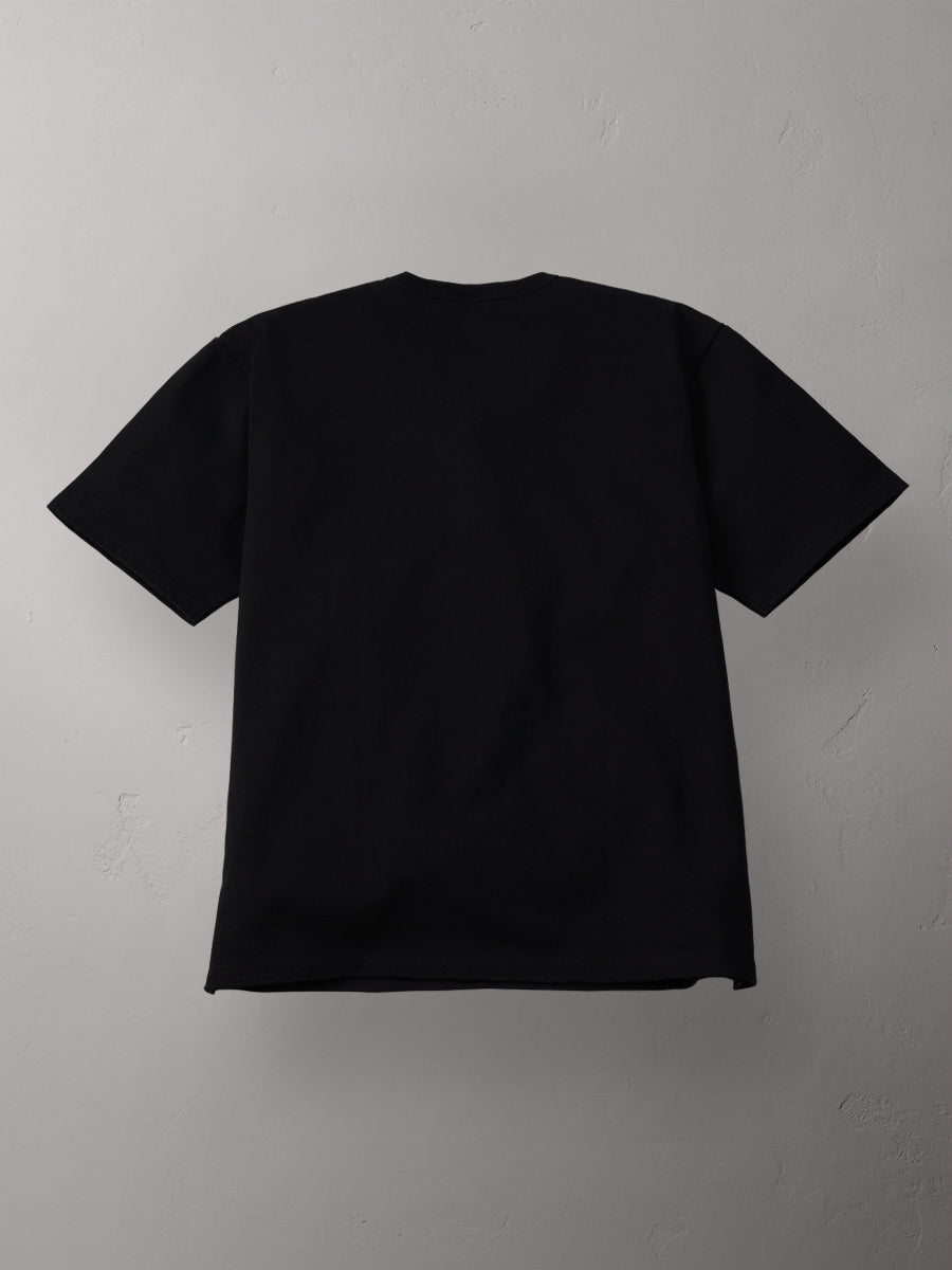 FN-HTK-001 T-SHIRT - LOOPWHEEL HEAVY - BLACK