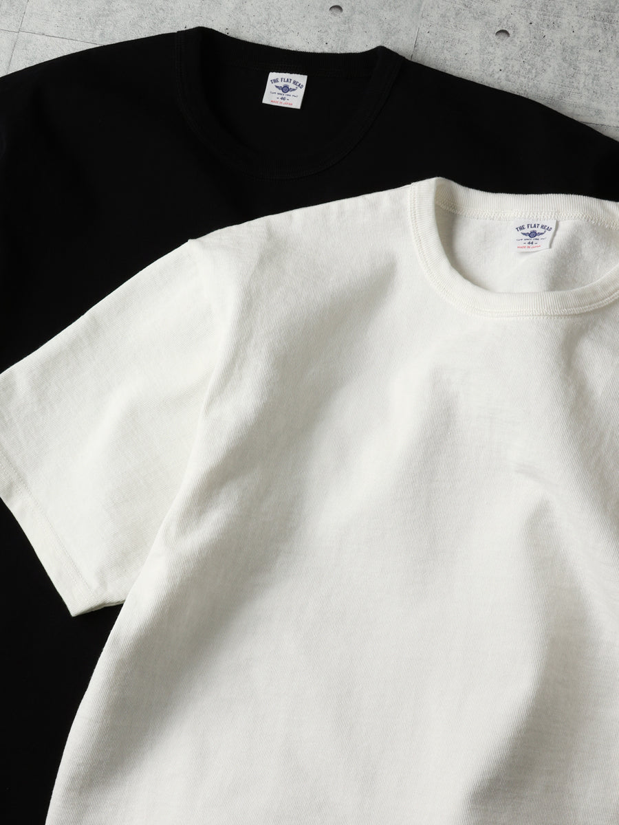 FN-HTK-001 T-SHIRT - LOOPWHEEL HEAVY - WHITE