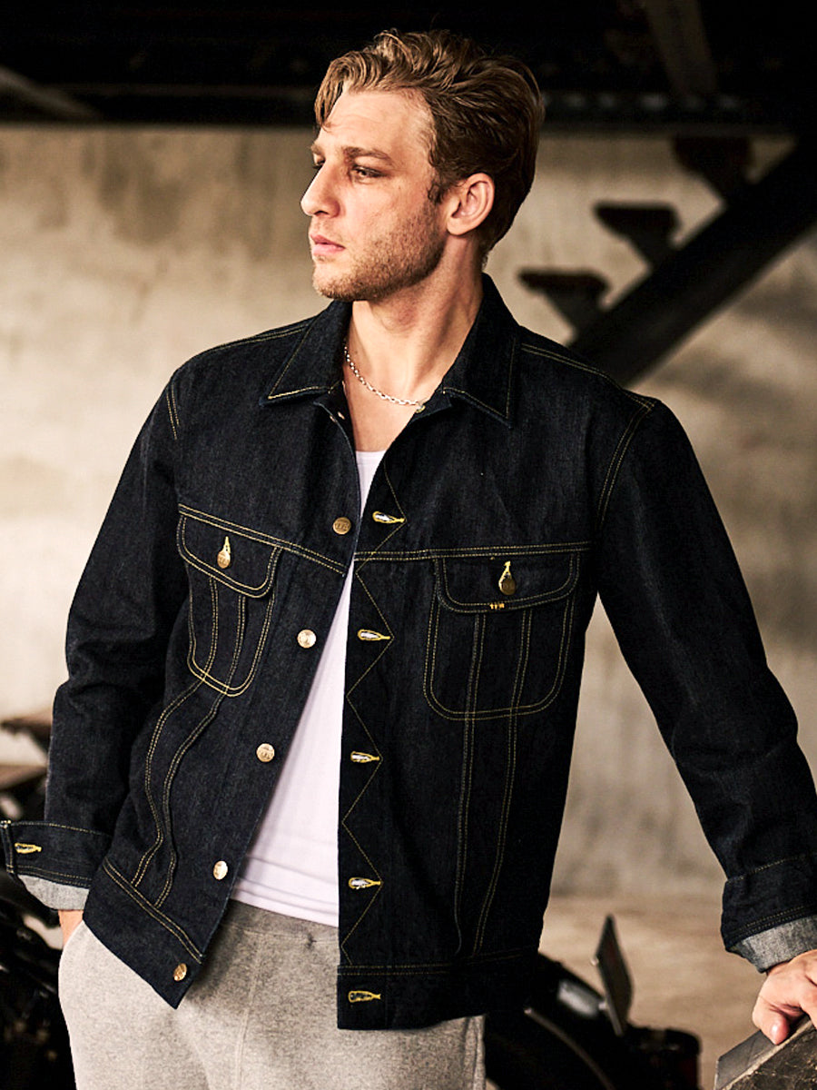 FN-OJ-D103 JACKET - 14.5oz DENIM - INDIGO