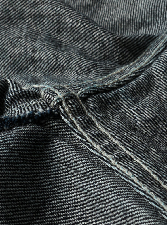 FN-S-DP003 HALF PANTS - 12oz DENIM - INDIGO