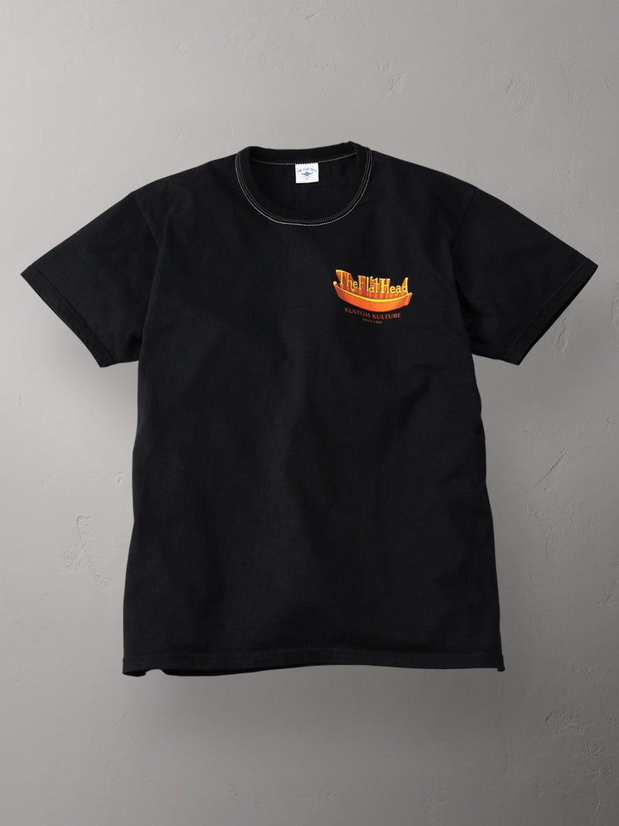 FN-THC-064 T-SHIRT - KAMIKAZE AUTOSHOP - BLACK
