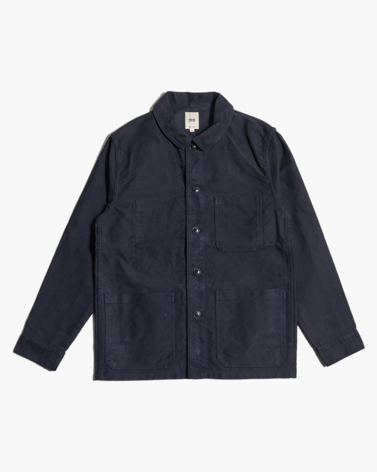 F2373 FRENCH MOLESKIN JKT - NAVY