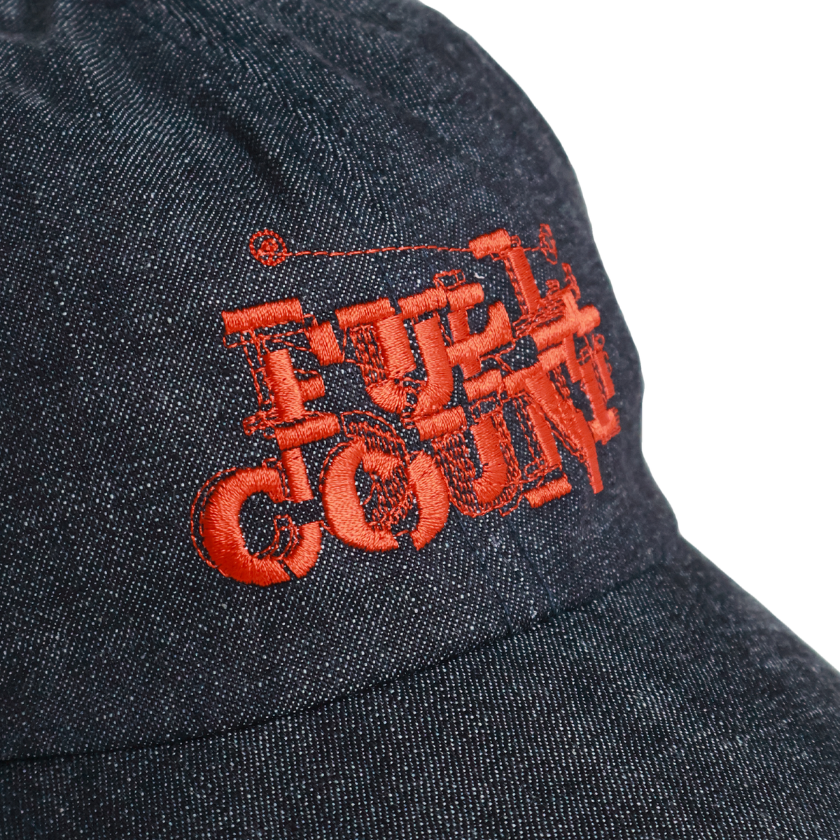 6264 Bootleg Logo Denim Cap - INDIGO BLUE