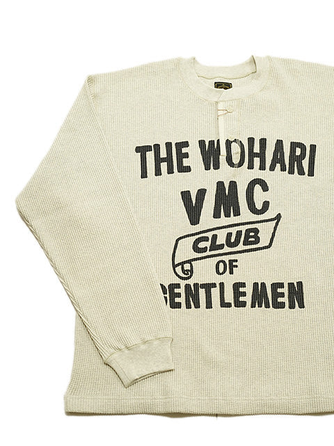 GS2449956 WAFFLE HENRY TEE - NATURAL