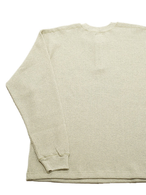 GS2449956 WAFFLE HENRY TEE - NATURAL