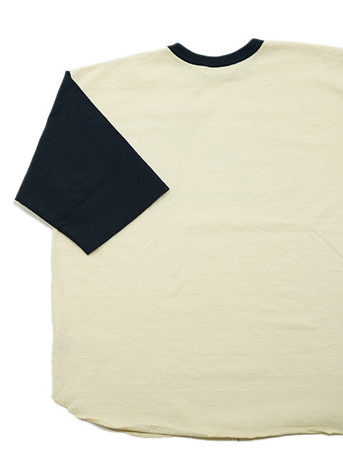 GS2449958 TWO TONE MOTO 5/S TEE - IVORY