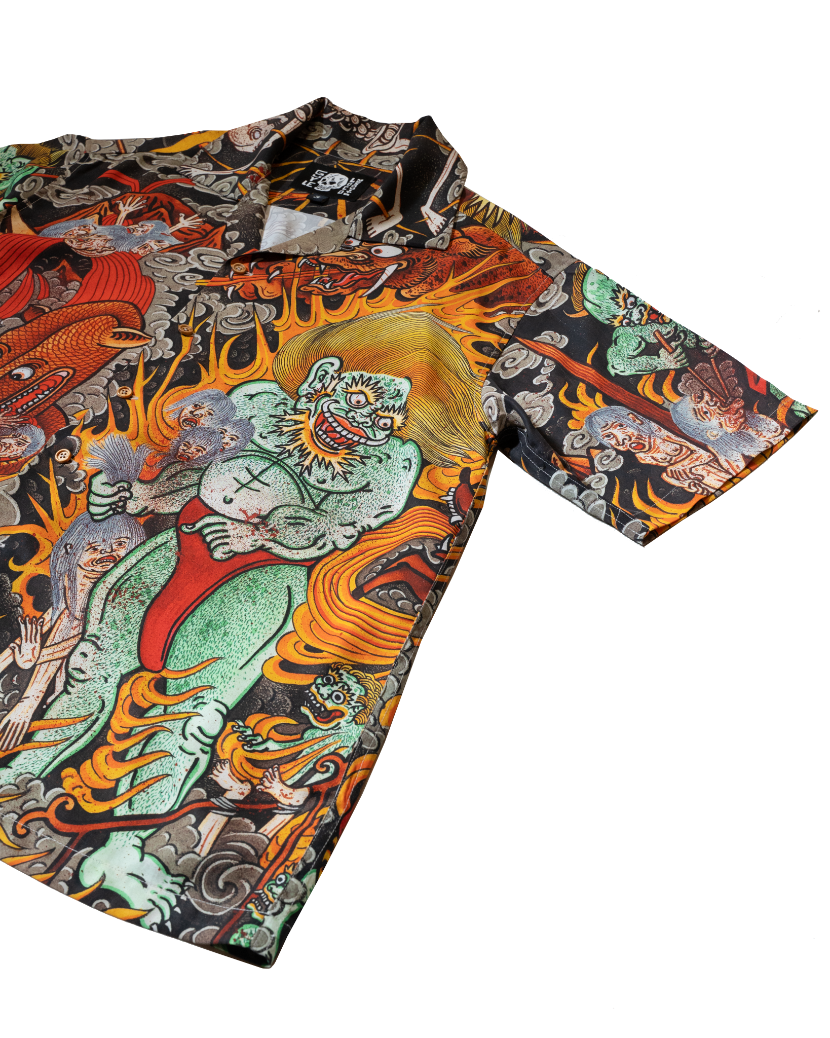 GUY LE TATOOER DEMONS SHIRT - MULTI