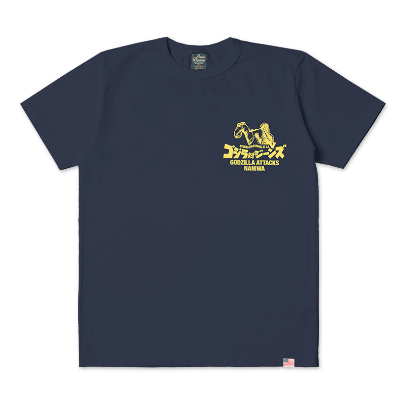 GZ-016 Godzilla collaboration T-shirt - NAVY
