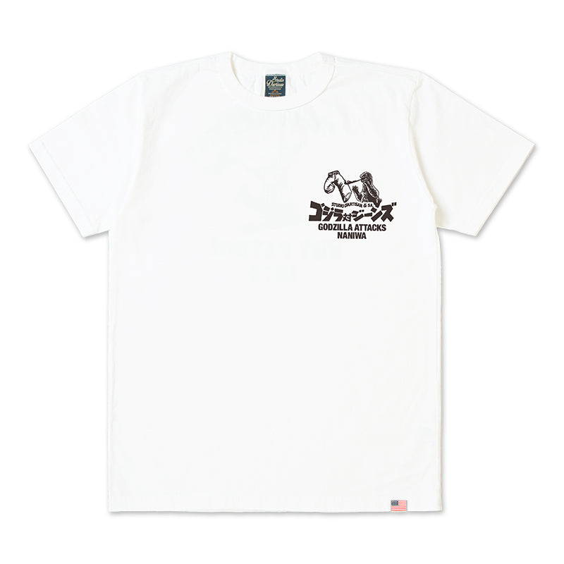 GZ-016 Godzilla collaboration T-shirt - WHITE