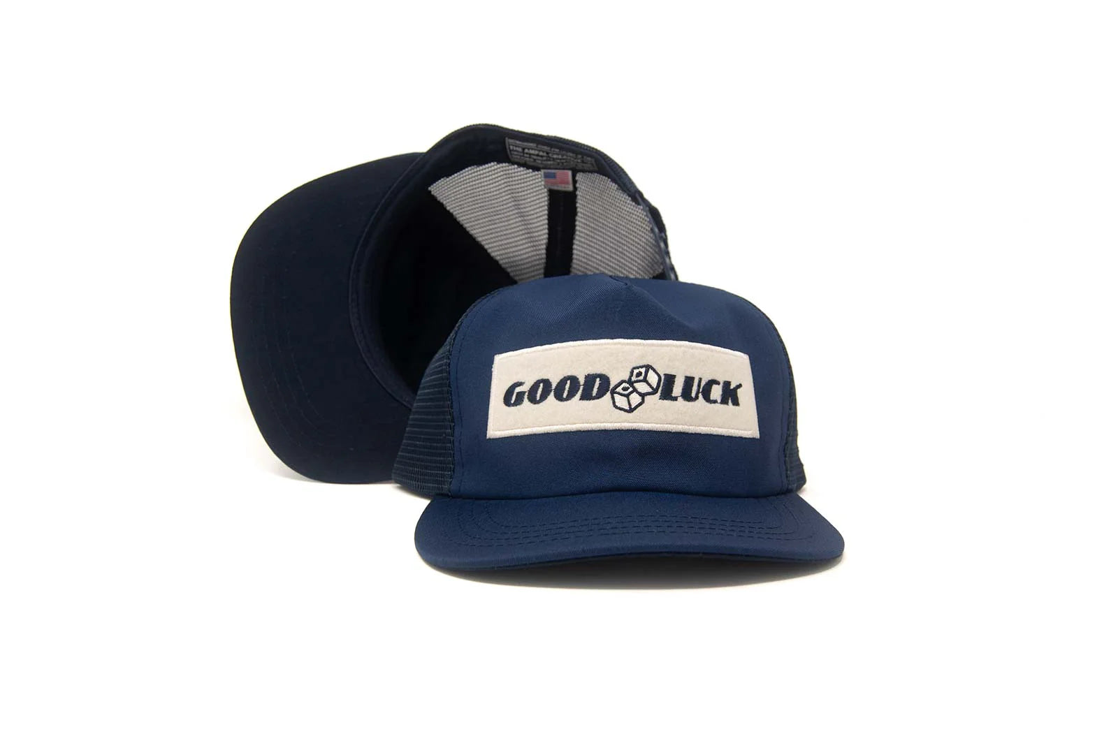 GOOD LUCK TRUCKER Snapback - NAVY