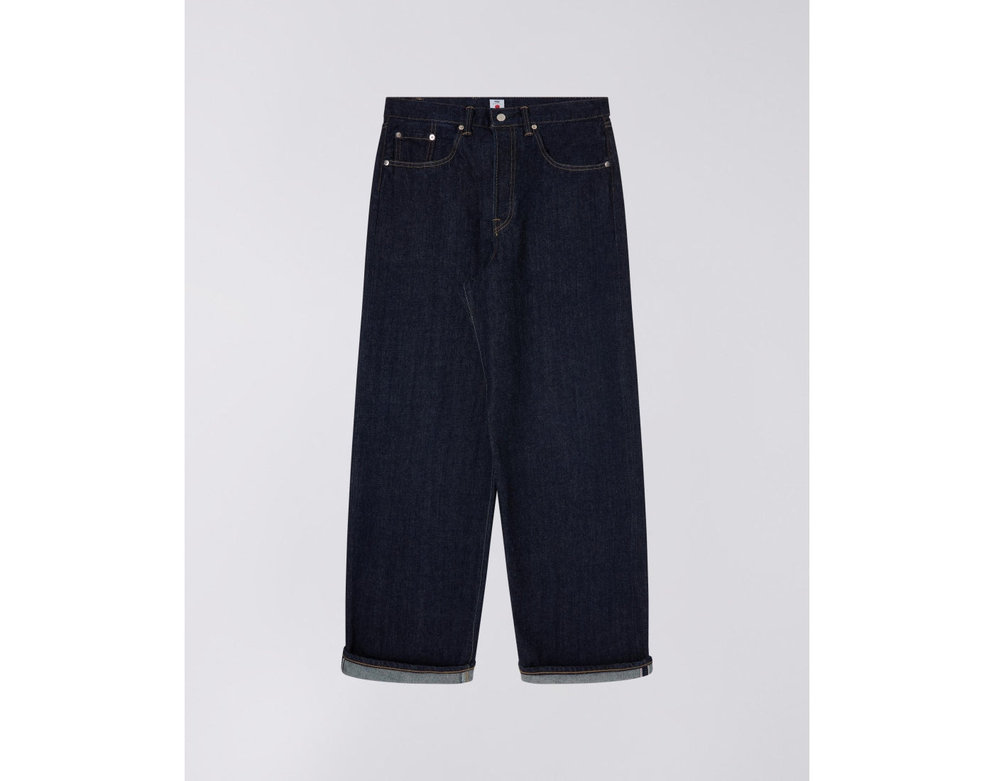 EEU05-200 WIDE PANT - BLUE RINSED