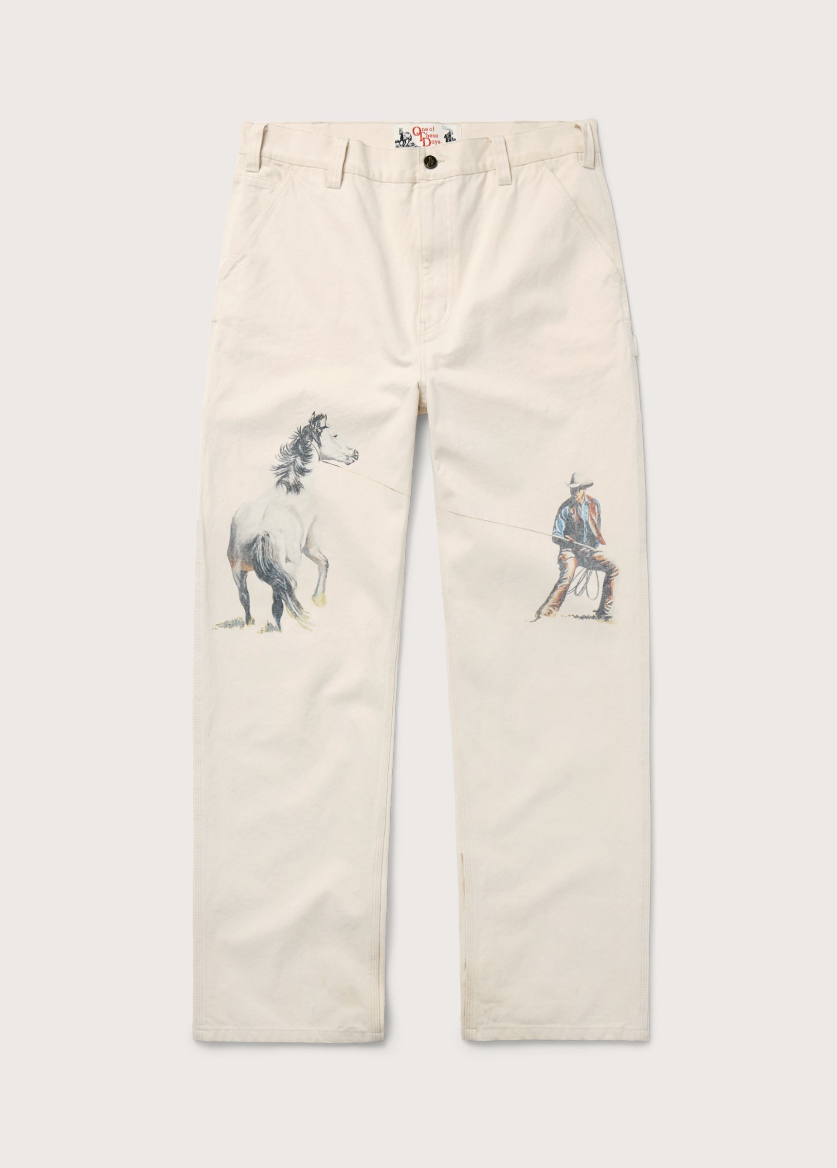 IF NOT FOR THE REST OF TIME PAINTERS PANT - NATURAL