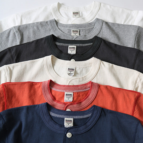 BR-8146 COZUN HENRY NECK T-SHIRT - BLACK