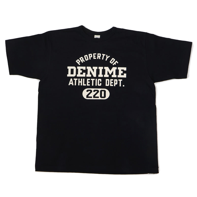 272 CREW NECK T - ATHLETIC DEPT - BLACK