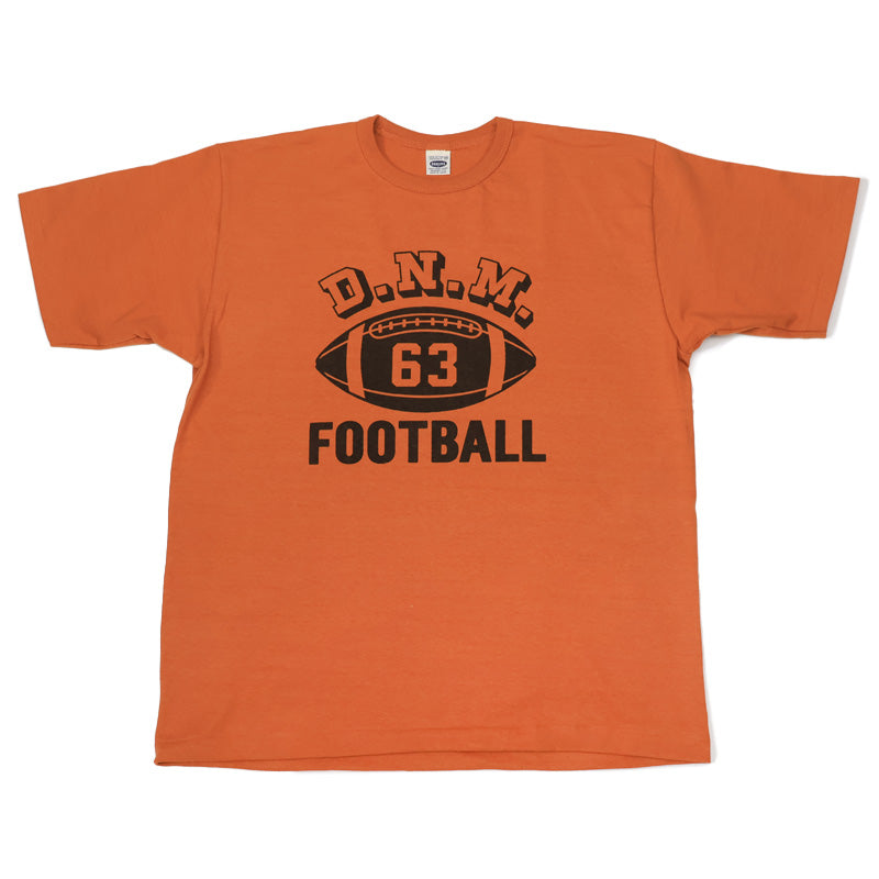 272 CREW NECK T - 63 FOOTBALL - BRICK